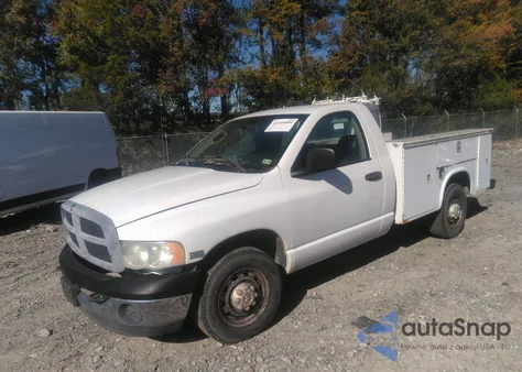 2005 Dodge Ram 2500 St z USA, uszkodzony, nr VIN 3D6WR26D35G828613